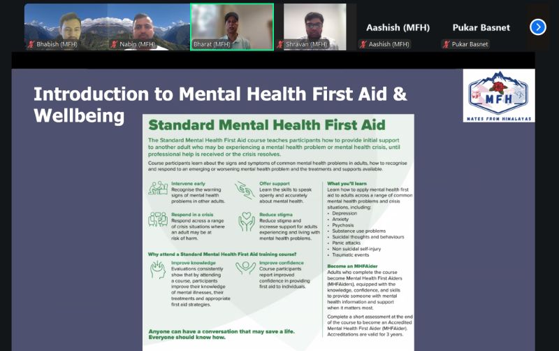 Introduction to Mental Health First Aid & Wellbeing
